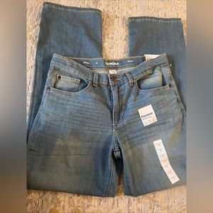 NWT Sonoma Jeans Womens Size 16 Light Blue Denim Straight Stretch Flexwear